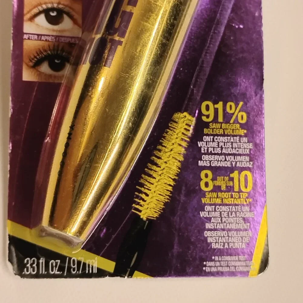 SEALED Maybelline Volum' Express The Colossal Big Shot Mascara - Blackest Black